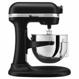 Batidora de pie profesional de alta resistencia KitchenAid en negro mate