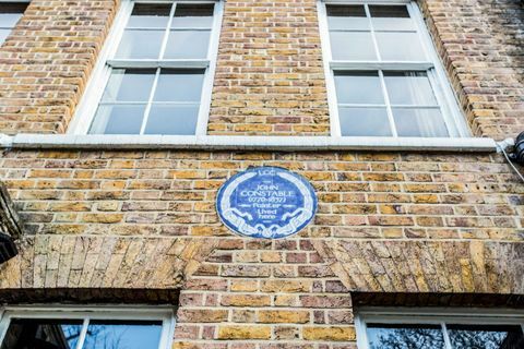 40 Well Walk - Hampstead - John Constable - placa - Savills