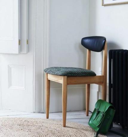 silla de comedor de madera reciclada