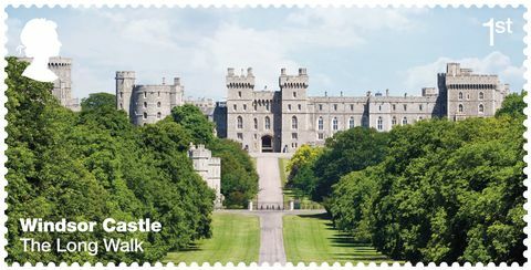 Sellos de Royal Mail del Castillo de Windsor