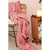 Manta Isla Bunky Blush Throw