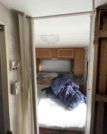 antes del dormitorio de la rv