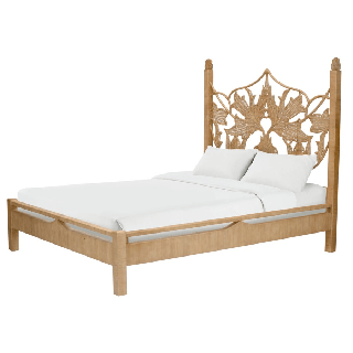 Cama de alcachofa de ratán Morris & Co.