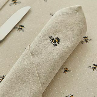 Juego de 4 servilletas de abejas