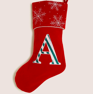 Calcetín de Navidad del alfabeto