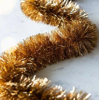 Tinsel de oro metálico reciclado ecológico