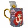 Disney está vendiendo una taza inspirada en Ariel de 'La Sirenita' con una cuchara de Thingamabob a juego