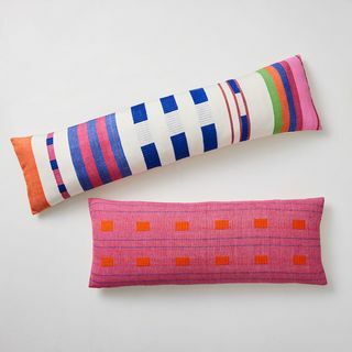 Funda de almohada lumbar extragrande con estampado Bolé Road