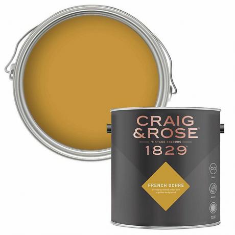 Craig & Rose 1829 Pintura de emulsión ocre francesa