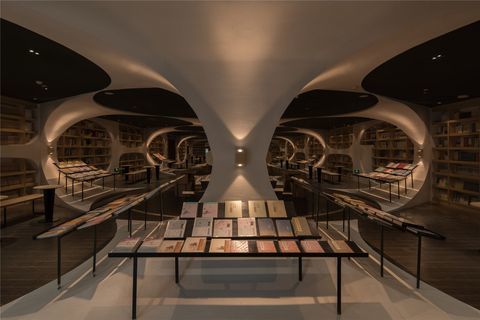 diseño fluido de librería china