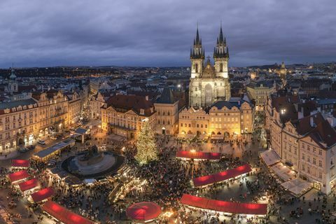 Mercado navideño de Praga