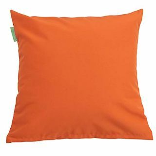 Cojín de dispersión de muebles de jardín de 18 ", relleno de espuma para exteriores resistente al agua, paquete de 4 (naranja)