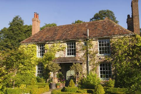 Ivy cubierto cabaña, Haslemere, Inglaterra