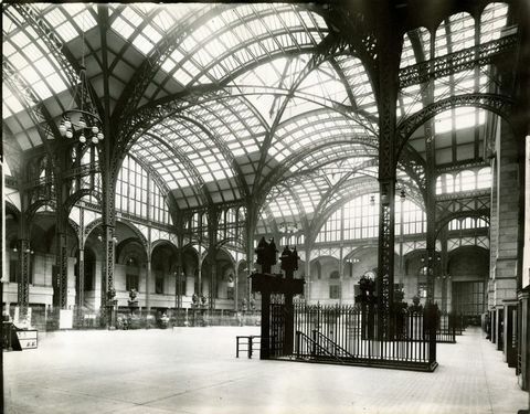 dentro de la estación penn