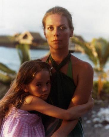 Natalie Wood y Natasha Gregson Wagner en Hawai