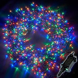 Racimo de luces del árbol de Navidad