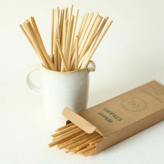 Pajitas de trigo compostables