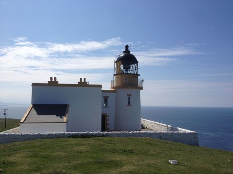 Faro de Stoer en Sutherland, Escocia