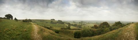 panorama desde la colina de santa catalina, winchester