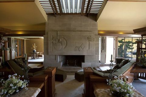 La casa Hollyhock de Frank Lloyd Wright